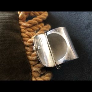 Sterling silver charm bag without chain(see below)